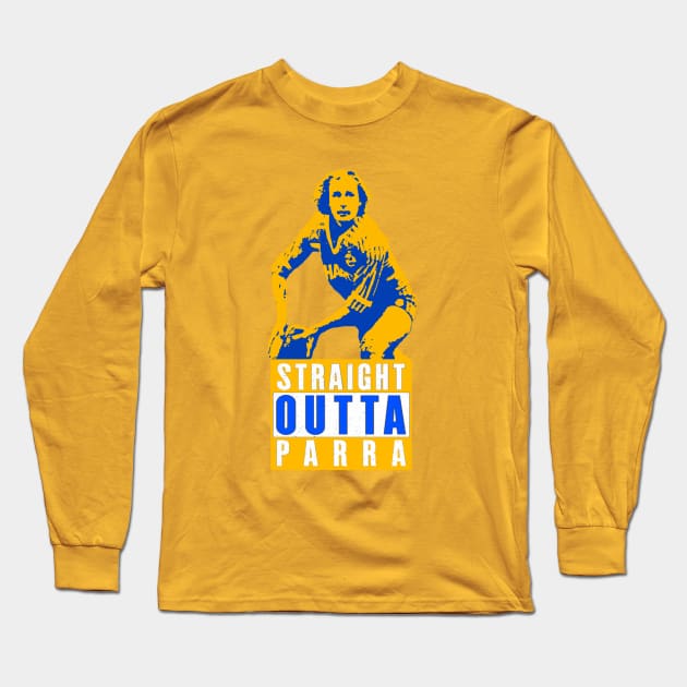 Parramatta Eels - Peter Sterling -STRAIGHT OUTTA PARRA! Long Sleeve T-Shirt by OG Ballers